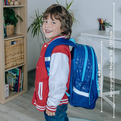 Undercover School Backpack, Zaino per la Scuola Bambini e Ragazzi, Taglia Unica