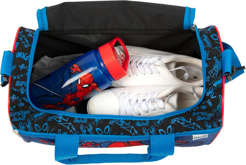 Scooli - Borsa sportiva per bambini - 23 x 35 x 16 cm - scomparto principale spazioso - tracolla regolabile - accessori per la scuola - borsa a tracolla