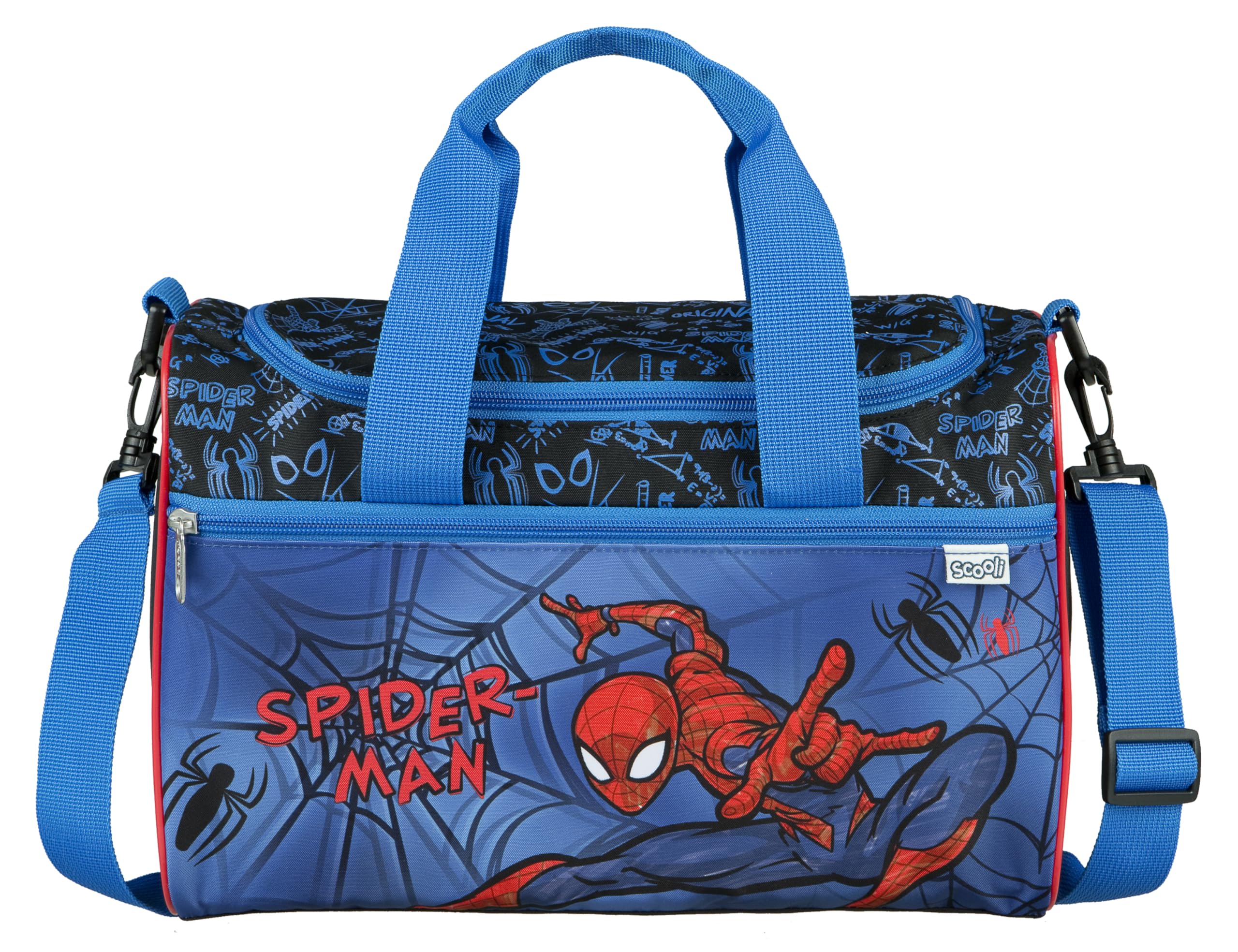 Scooli - Borsa sportiva per bambini - 23 x 35 x 16 cm - scomparto principale spazioso - tracolla regolabile - accessori per la scuola - borsa a tracolla