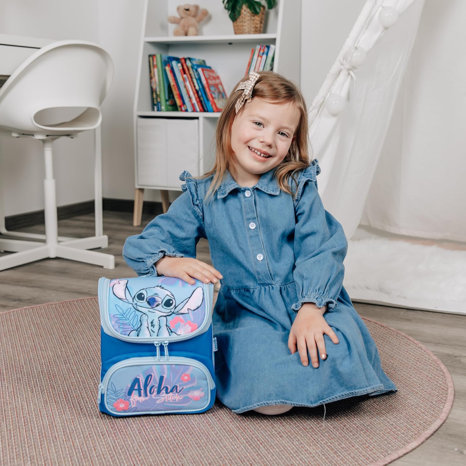 Scooli - Zaino per la scuola materna CUTIE - Scomparto principale e tasca anteriore - Spallacci e schienale imbottiti - Ideale per bambini a partire dai 3 anni - Volume di circa 6 litri