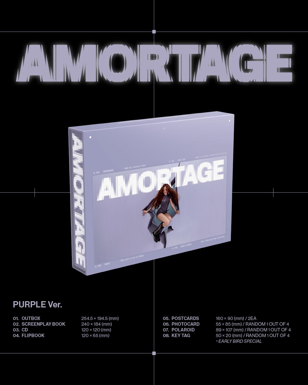 Audio Cd Jisoo - Mini Album  Exclusive Edition (Purple, Black Ver