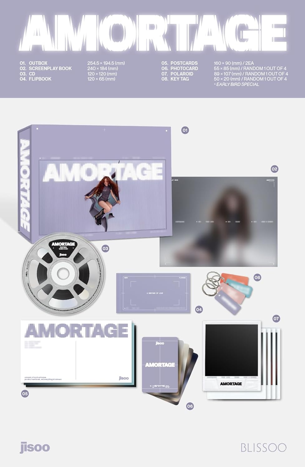 Audio Cd Jisoo - Mini Album  Exclusive Edition (Purple, Black Ver