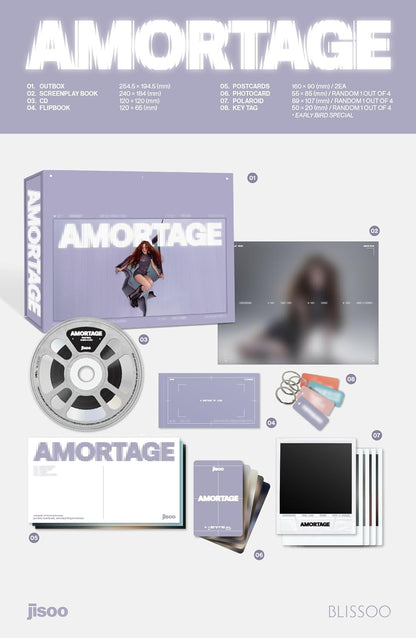 Audio Cd Jisoo - Mini Album  Exclusive Edition (Purple, Black Ver