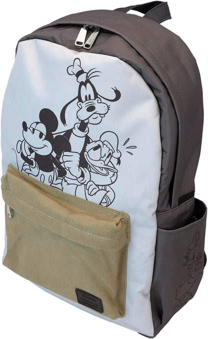 Loungefly Disney Mickey and Friends Canvas & Nylon Full-Size Backpack