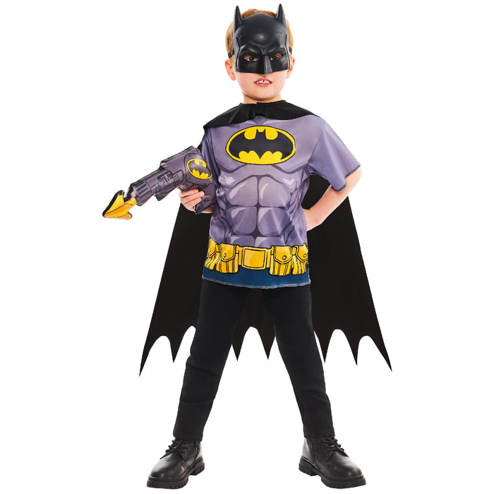 Rubies Official Batman Dress Up Set Child Costume, Kids Fancy Dress, Size Ages 4-6 Years