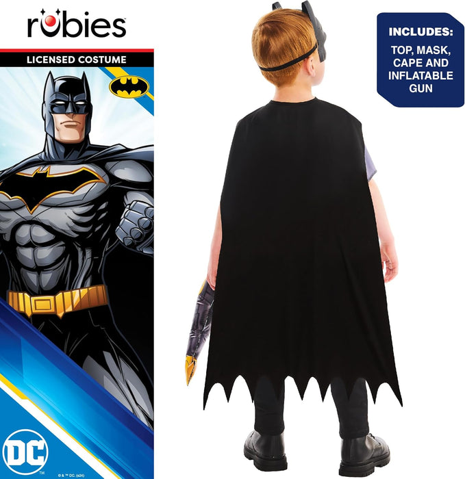 Rubies Official Batman Dress Up Set Child Costume, Kids Fancy Dress, Size Ages 4-6 Years
