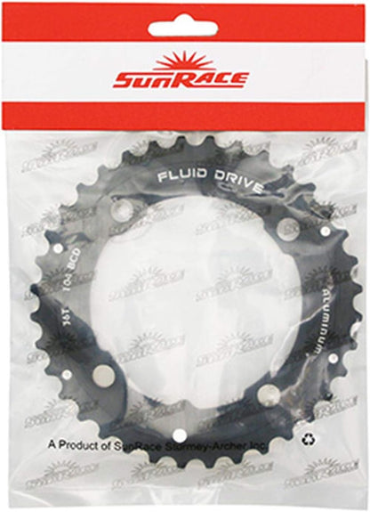 Stronglight PLATEAU VTT 4BRA TRIPLE 36DTS D.104 NOIR MILIEU-EXTERIEUR SUNRACE