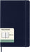 Moleskine Weekly Planner 2025-2026, 18-Month Weekly Planner With Note Space, Hard Cover and Elastic Closure, Large 13 x 21 cm, Colour Sapphire Blue