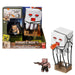 Mattel Minecraft Action Figure Set, Blast Attack Ghast with Lights, Sounds, Launcher & Projectile, Plus Piglin Warrior Inspired by A Minecraft Movie, JFB69