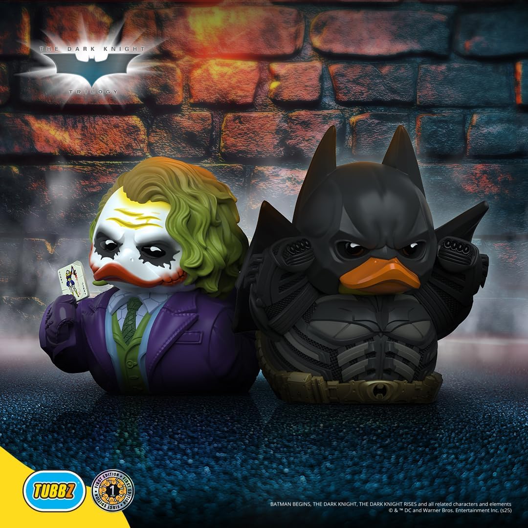 TUBBZ Primera Edición: DC Comics - Batman The Dark Knight Figura Coleccionable de Pato de Goma Disfrazado
