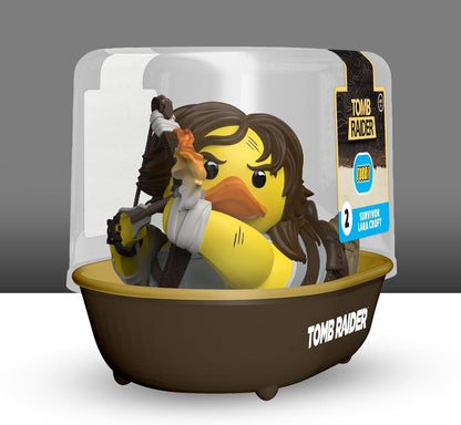 TUBBZ : Tomb Raider - Lara Croft Cosplaying Rubber Duck Vinyl Figure (Survival Lara Croft (Bathtub