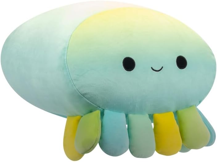 Squishmallows Medium Plush 12" Oldin Green Octopus Stackables Officially Licensed Kellytoy Soft Gift for Kids Girls & Boys Washable Squishy Stuff Toy Multicolor All Age