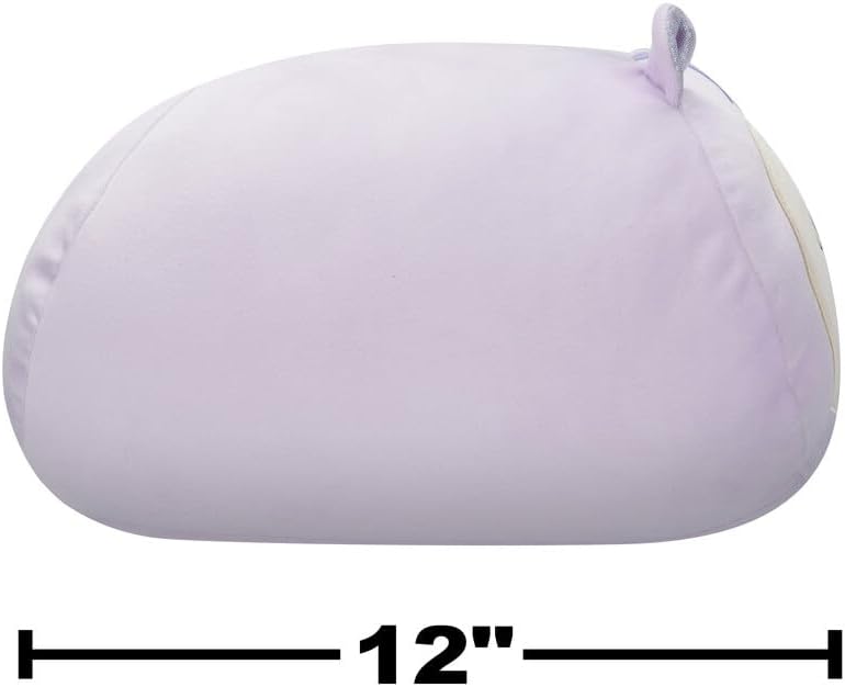 Squishmallows Medium Plush 12" Sydnee Lavender Squirrel Stackables Officially Licensed Kellytoy Soft Gift for Kids Girls & Boys Washable Squishy Stuff Toy Multicolor All Age