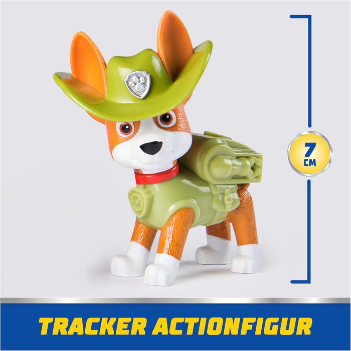PAW PATROL, Dschungel Jeep mit Tracker Spielfigur (Basis Fahrzeug, 2025), Spielzeug für Kinder ab 3 Jahren