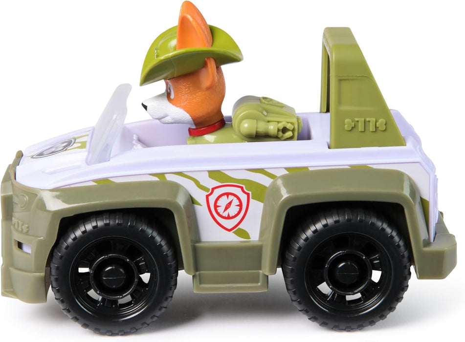 PAW PATROL, Dschungel Jeep mit Tracker Spielfigur (Basis Fahrzeug, 2025), Spielzeug für Kinder ab 3 Jahren