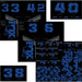 FOX Fork & Shock AM Custom Decal Kit 2021 Blue