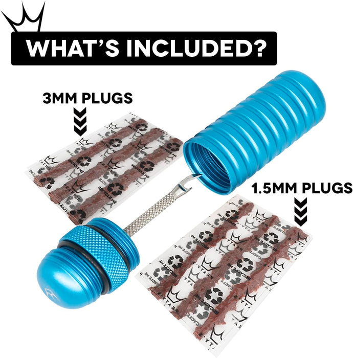 Peaty's Holeshot Tubeless Puncture Plugger Kit Violet