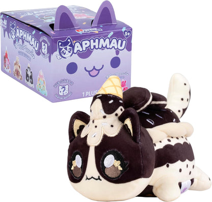 Aphmau 6” MeeMeow Mystery Plush – Ice Cream; YouTube Gaming Channel, Blind Box, 1 of 8 Possible Ice Cream MeeMeows, Official Merch, One Supplied, Styles May Vary