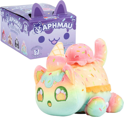 Aphmau 6” MeeMeow Mystery Plush – Ice Cream; YouTube Gaming Channel, Blind Box, 1 of 8 Possible Ice Cream MeeMeows, Official Merch, One Supplied, Styles May Vary