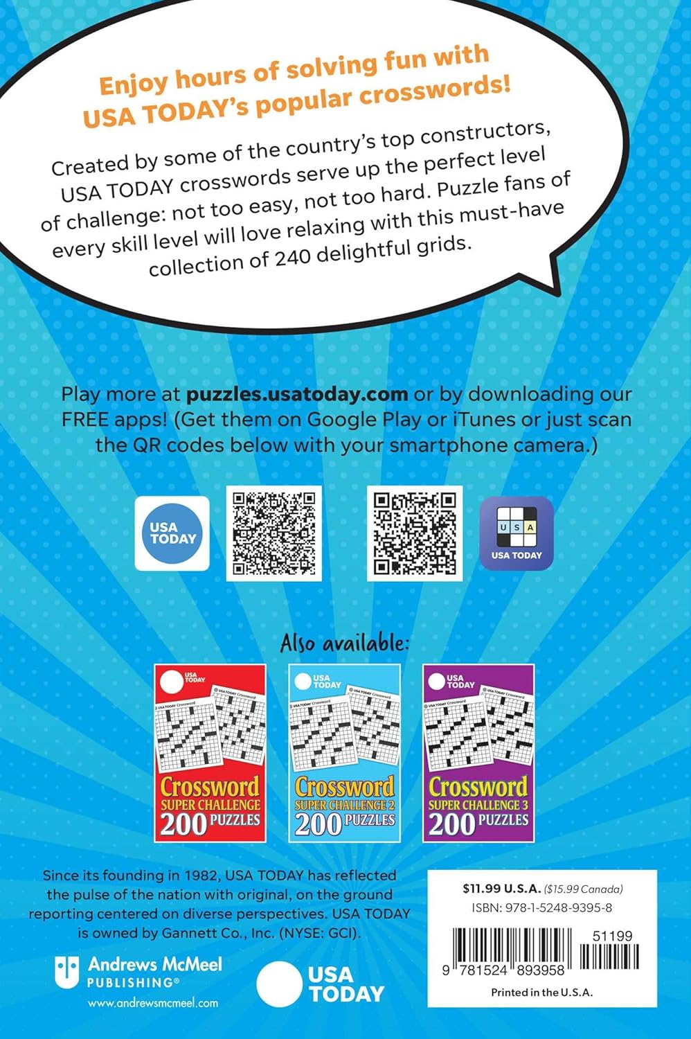 USA Today Seriously Fun Crosswords