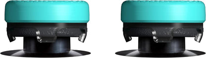 KontrolFreek Lotus per Playstation 5 e Playstation 4 - Levette ad alte prestazioni - 2 concave a vita media - Verde Acqua/Trasparente