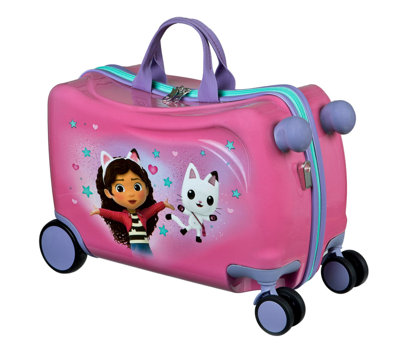Undercover - Trolley cavalcabile - bagaglio per bambini su cui sedersi - caricabile fino a 50 kg - con pratiche maniglie per il trasporto - robusta valigia da viaggio per bambini