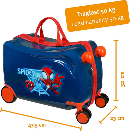 Undercover - Trolleykoffer Ride-on Spiderman
