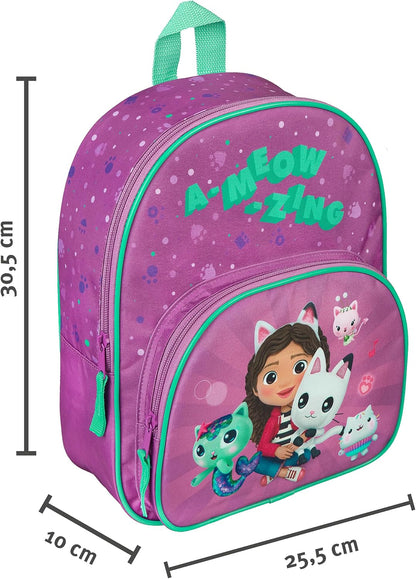 Undercover Rucksack Mit Vortasche, Mochila para Niñas, ca. 30,5x25,5x10 cm