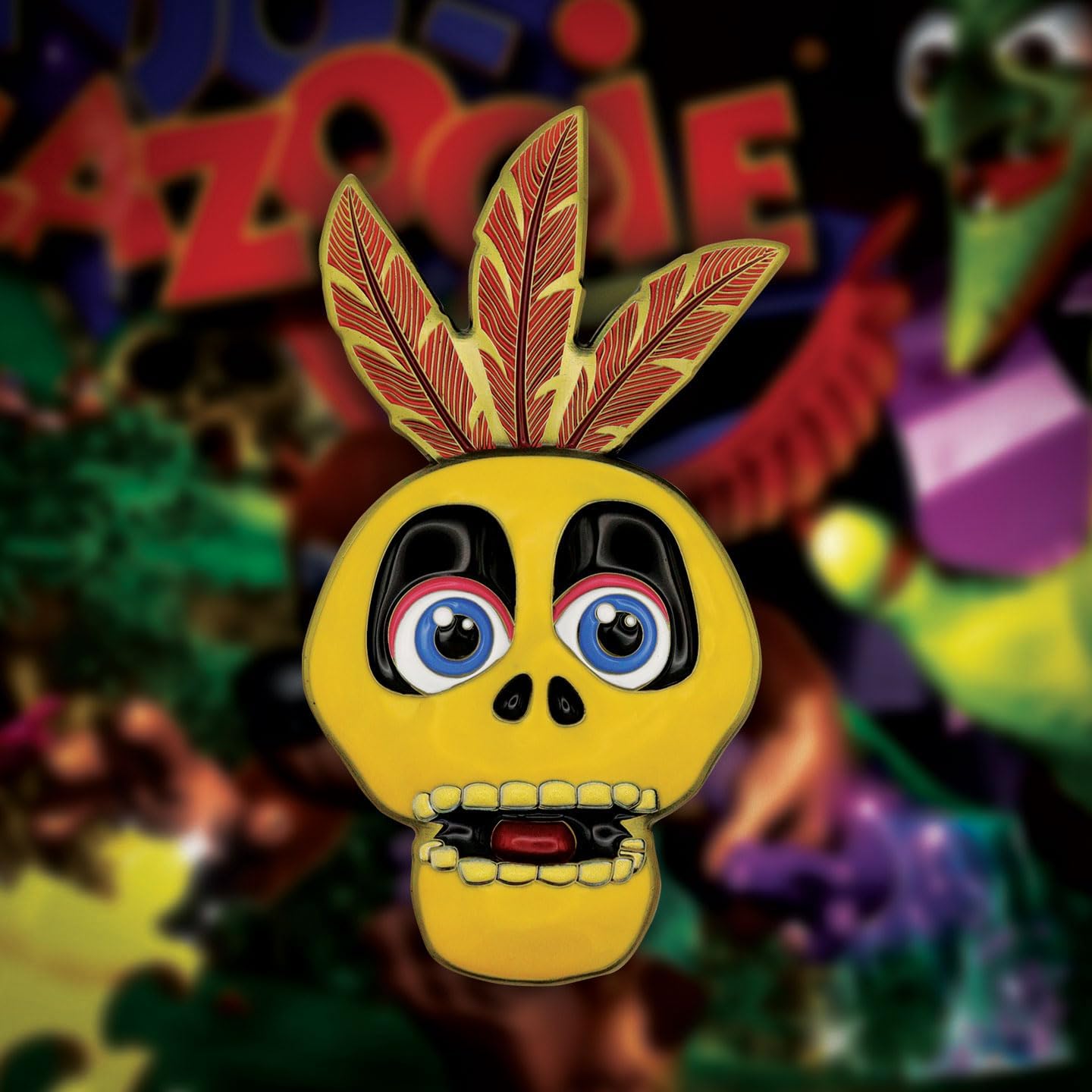 FaNaTtik Banjo-Kazooie Mumbo Jumbo-Medaillon aus Metall zum Sammeln