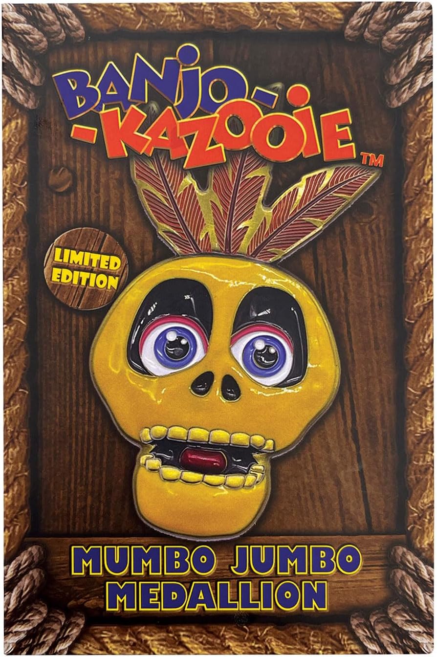 FaNaTtik Banjo-Kazooie Mumbo Jumbo-Medaillon aus Metall zum Sammeln