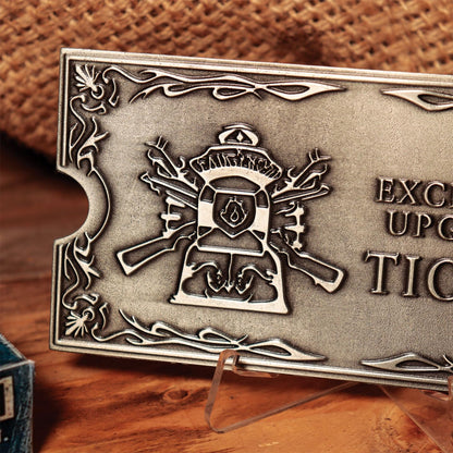 FaNaTtik Resident Evil 4 Metal Exclusive Upgrade Collectible Metal Ticket