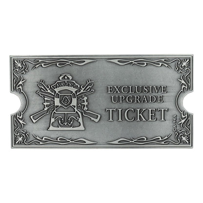 FaNaTtik Resident Evil 4 Metal Exclusive Upgrade Collectible Metal Ticket