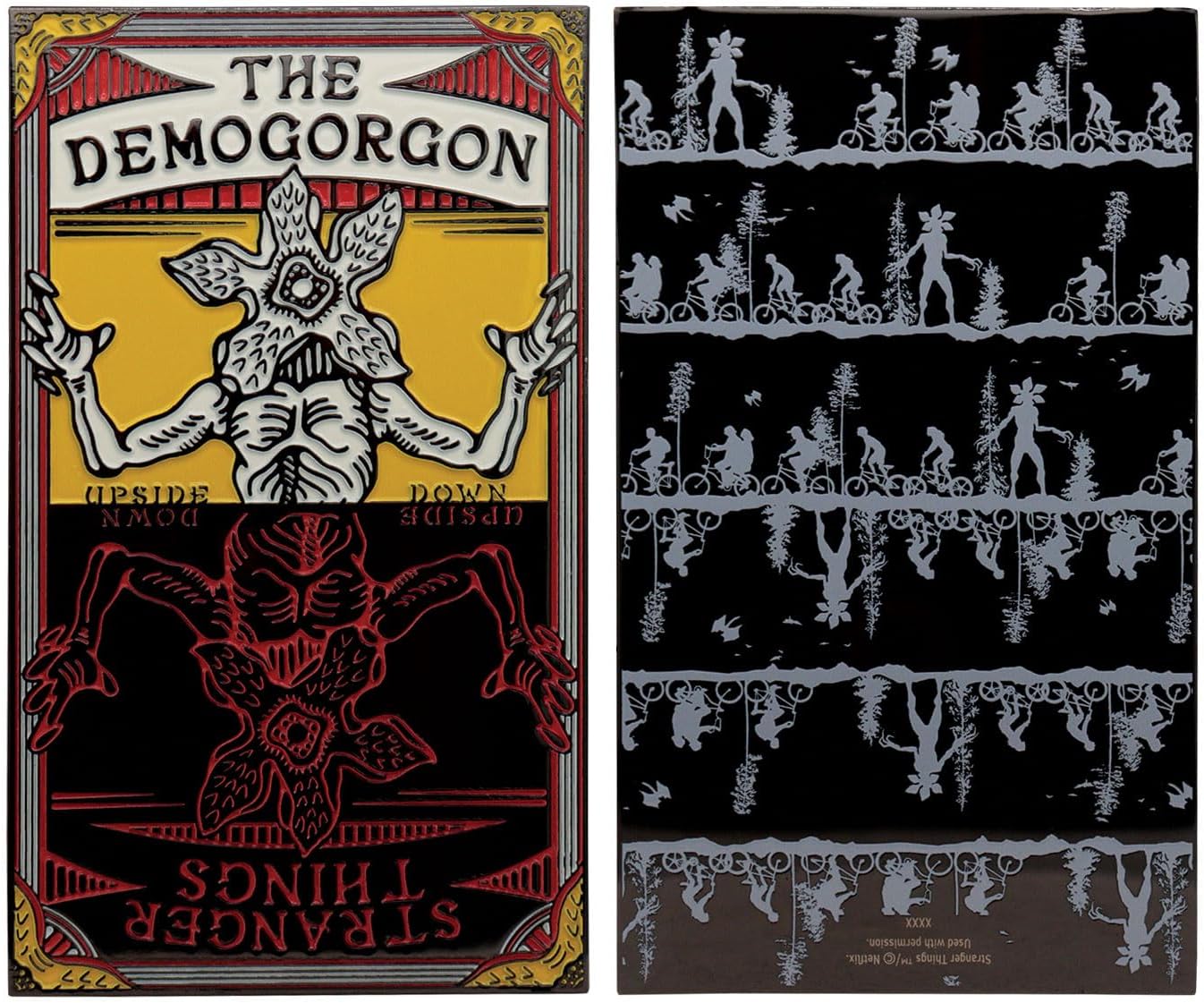 FaNaTtik Stranger Things XL Demogorgon Sammlerstück Metallbarren