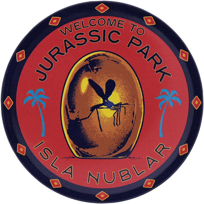 JURASSIC PARK - 4 Embossed Metal Coasters