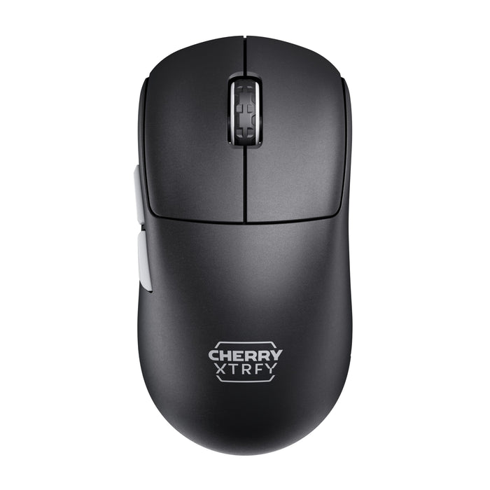CHERRY XTRFY M68 Pro Wireless, Ultra-Fast Cordless Gaming Mouse, 2.4 GHz RF, Optimised for esports, 8K Mouse, Symmetrical Shape with Low Front, Black