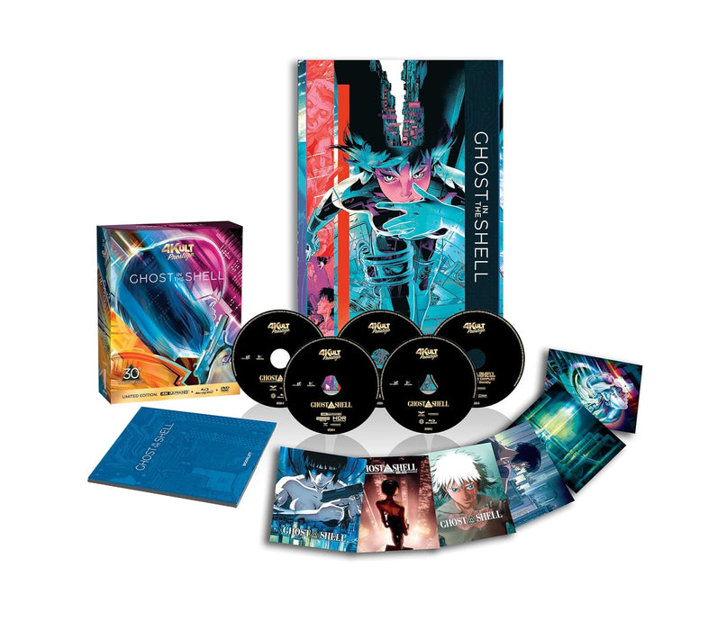 Ghost In The Shell- "4Kult " 30 Anni - Ediz.Num. (1 4K + 2 Bd