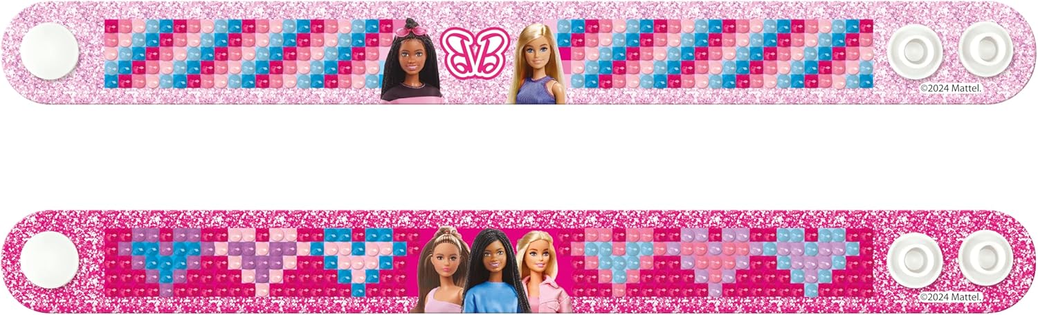 Moxy Barbie Diamond Paint Bracelets, 2-Piece Set, for Ages 6 Craft, Arts and Crafts for Boys and Girls