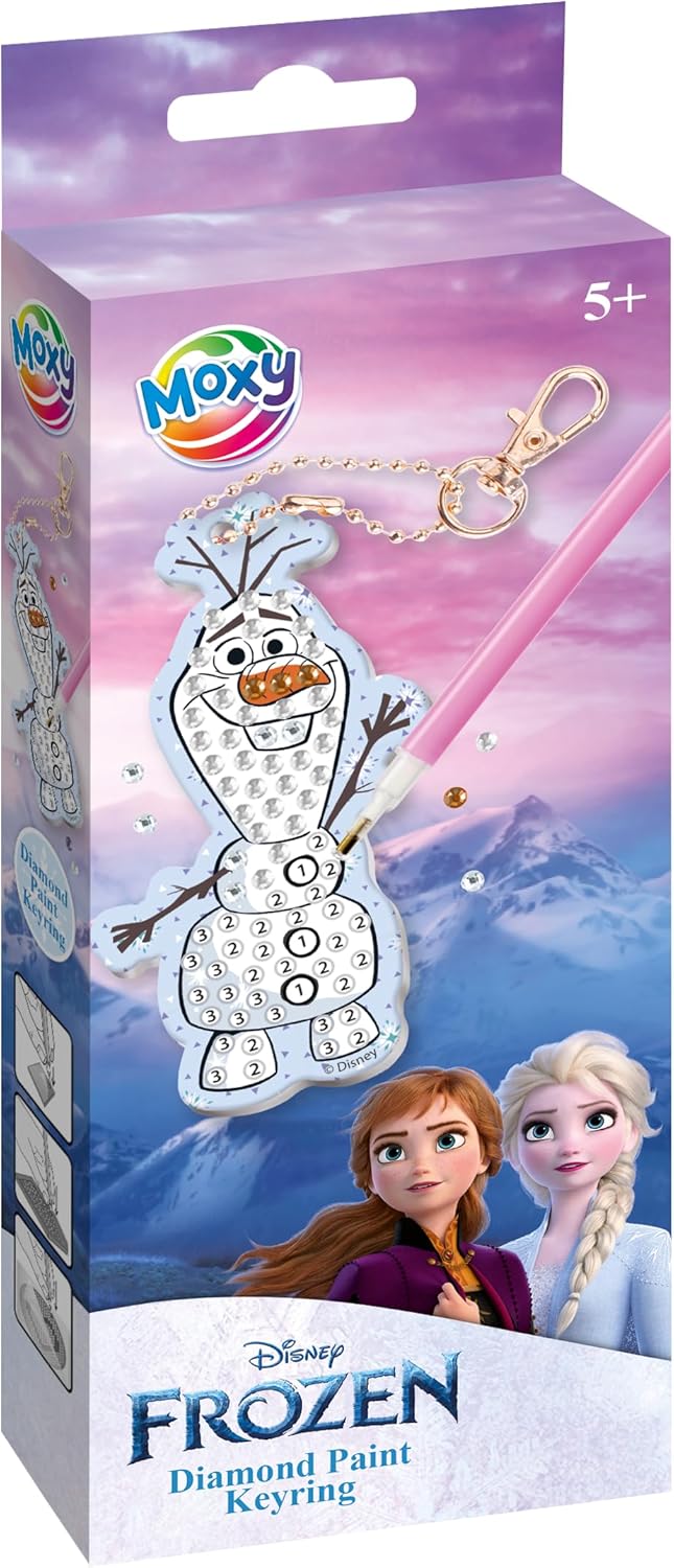 Creative Craft Group - Maak je eigen Diamond Paining Sleutelhanger Olaf