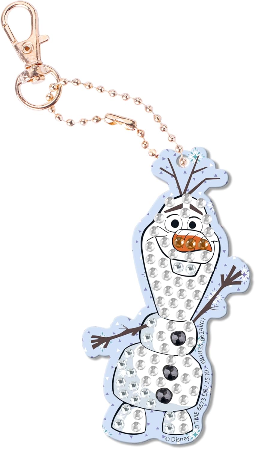 Creative Craft Group - Maak je eigen Diamond Paining Sleutelhanger Olaf