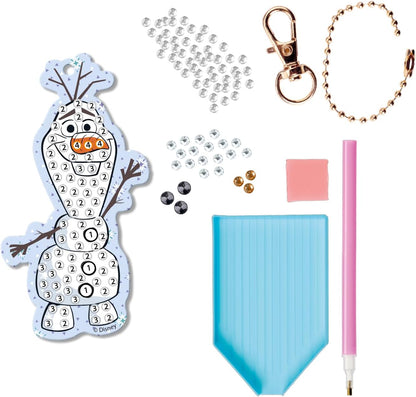 Creative Craft Group - Maak je eigen Diamond Paining Sleutelhanger Olaf