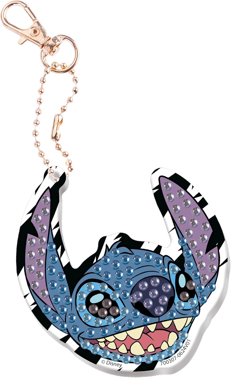 Totum Disney Stitch Diamond Painting Keyring Kit, Ages 5+