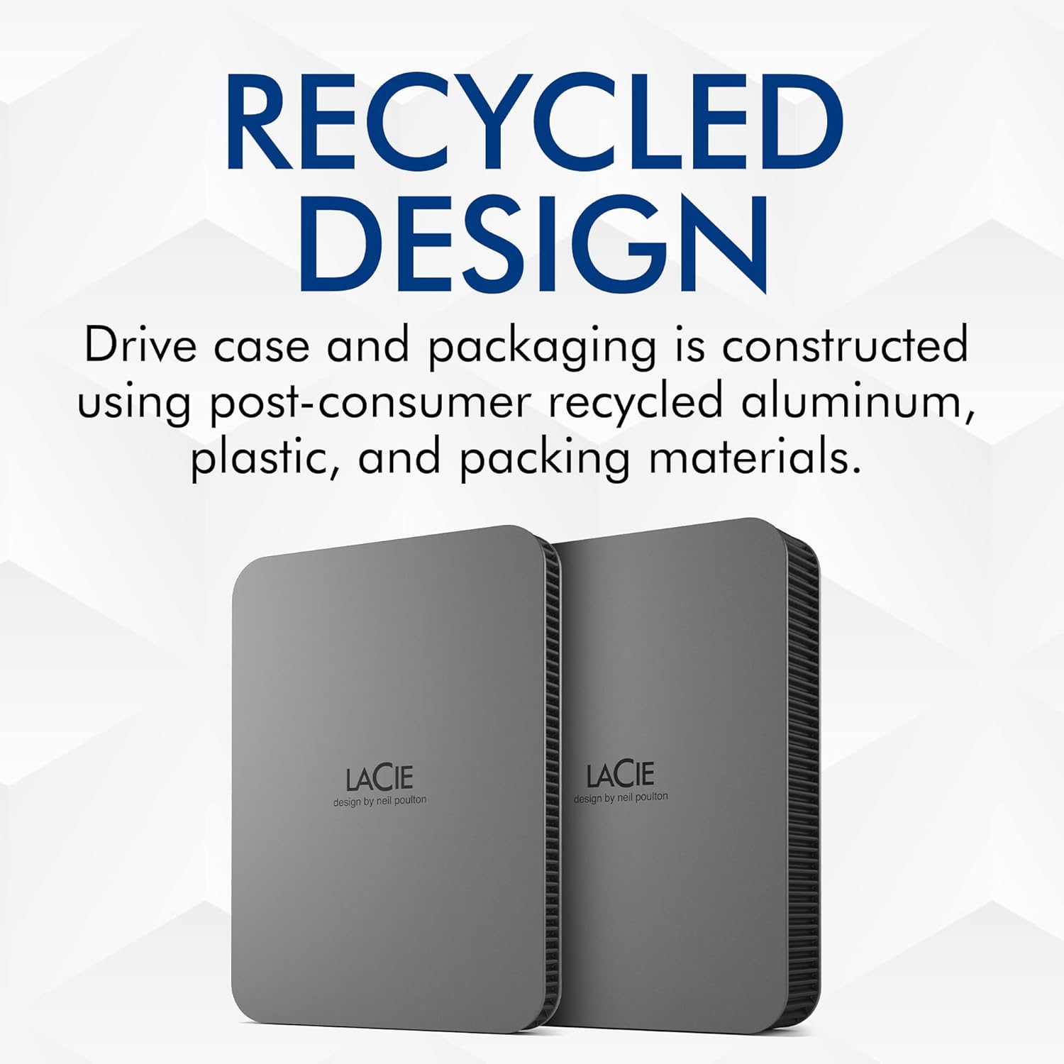 LaCie Mobile Drive Secure, 4 TB, Portable External Hard Drive 2.5 Inch Mac & PC Space Grey with 2 Year Rescue Service (STLR4000400