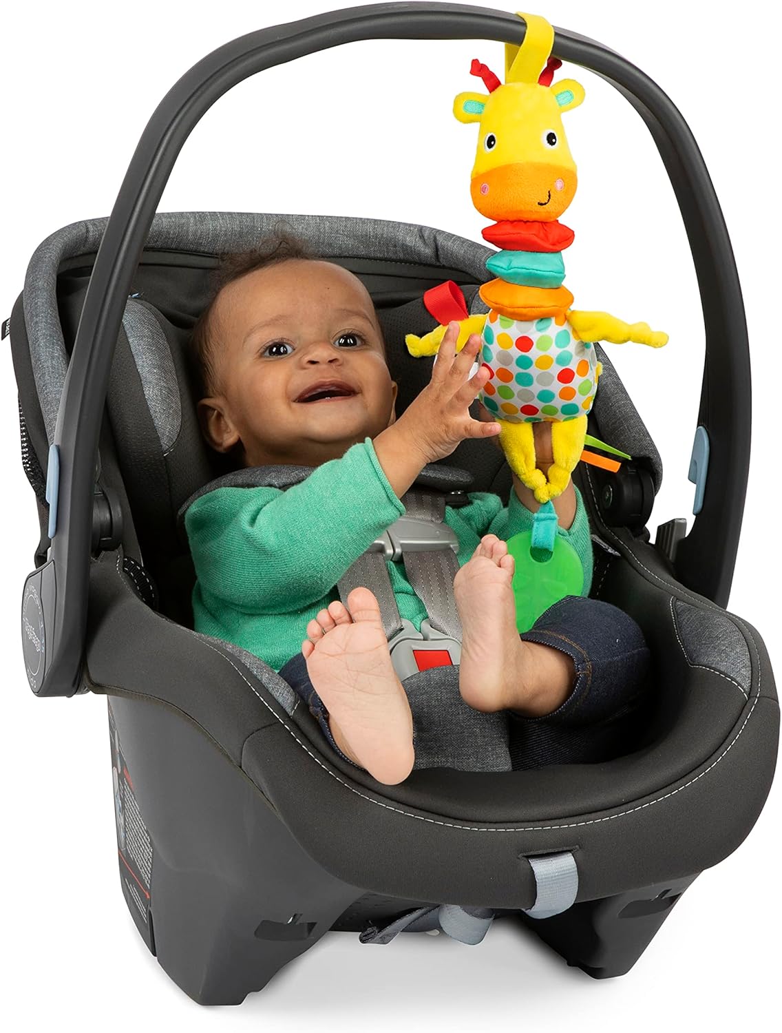 Bright Starts Pull Play & Boogie Muziekspeelgoed voor kinderwagens, giraf, uniseks, 0+ maanden
