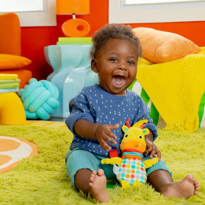 Bright Starts Pull Play & Boogie Muziekspeelgoed voor kinderwagens, giraf, uniseks, 0+ maanden
