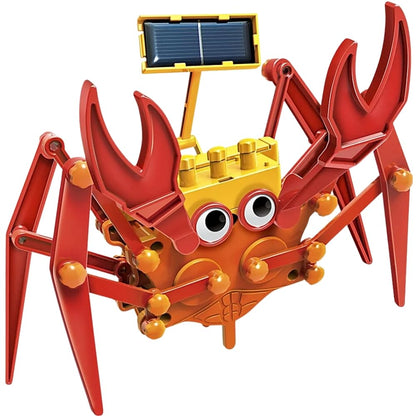 4M Green Science Hybrid Crabot - Solar Power Crawling Crab Kit - for Kids ages 5+
