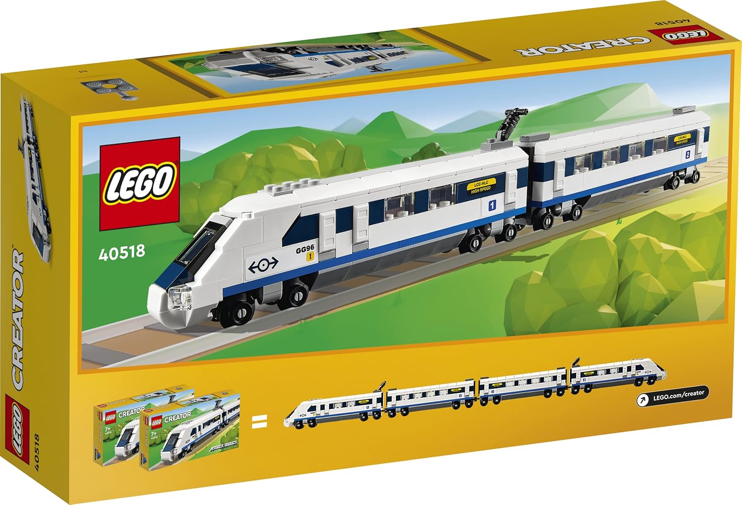 LEGO Creator 40518 hogesnelheidstreinset