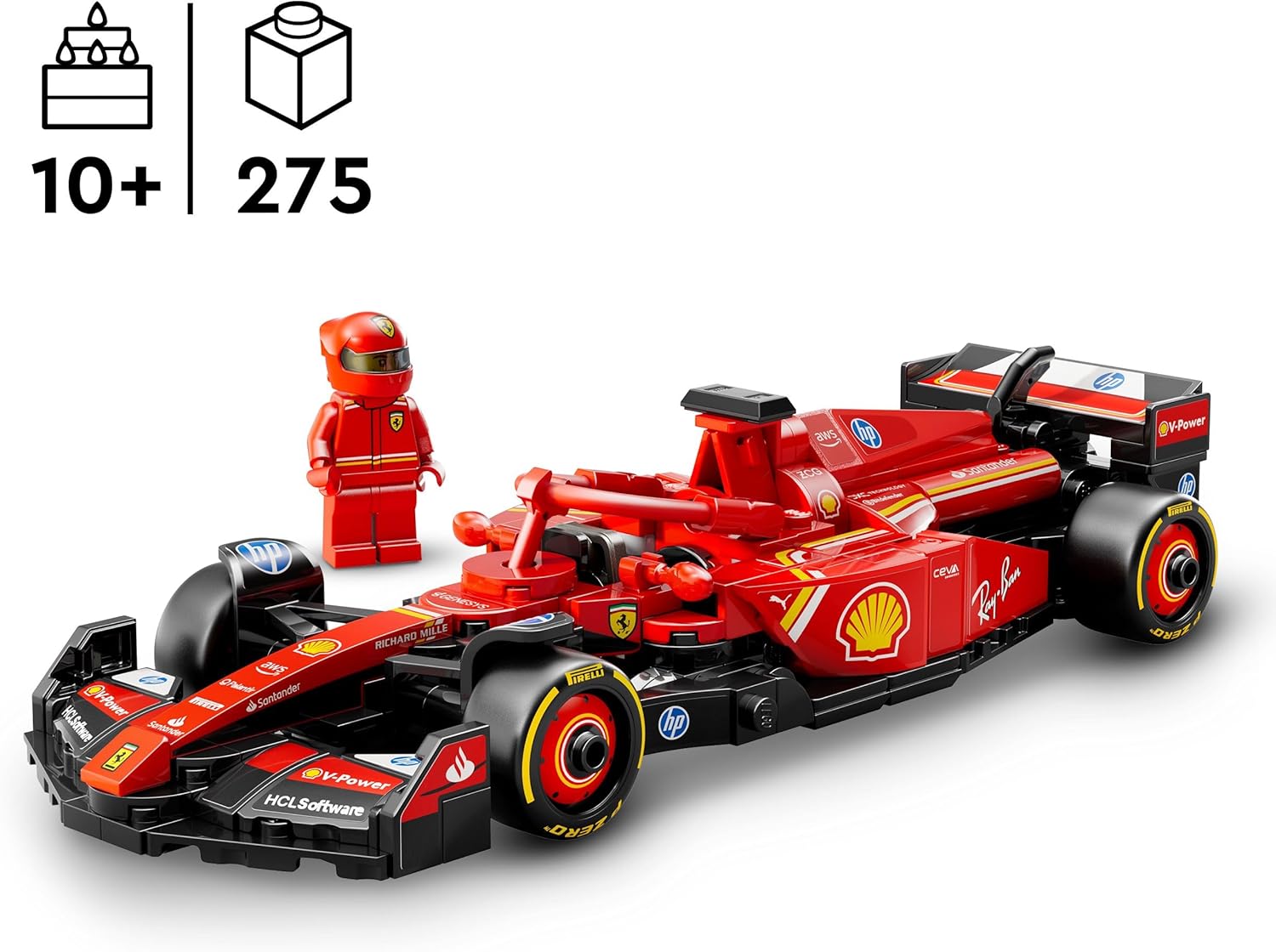 Lego Speed Champions: Ferrari Sf-24 F1 Race Car (77242)