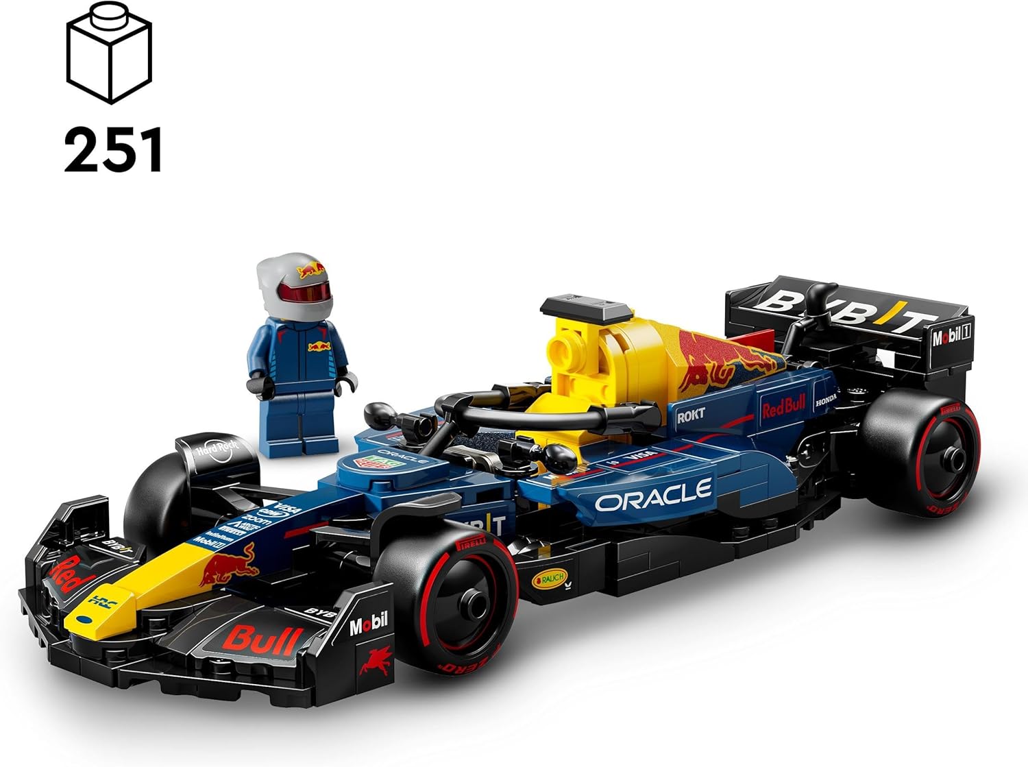 LEGO Speed Champions Auto da Corsa F1 Oracle Red Bull Racing RB20 Modello di Macchina da Collezione con Minifigure del Pilota di Formula 1, Regalo per Uomo, Donna e Adulti Fan dell'Automobilismo 77243