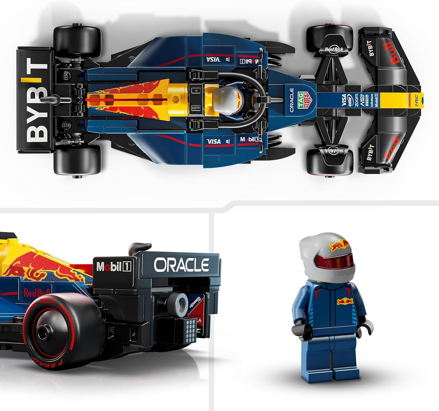 LEGO Speed Champions Auto da Corsa F1 Oracle Red Bull Racing RB20 Modello di Macchina da Collezione con Minifigure del Pilota di Formula 1, Regalo per Uomo, Donna e Adulti Fan dell'Automobilismo 77243