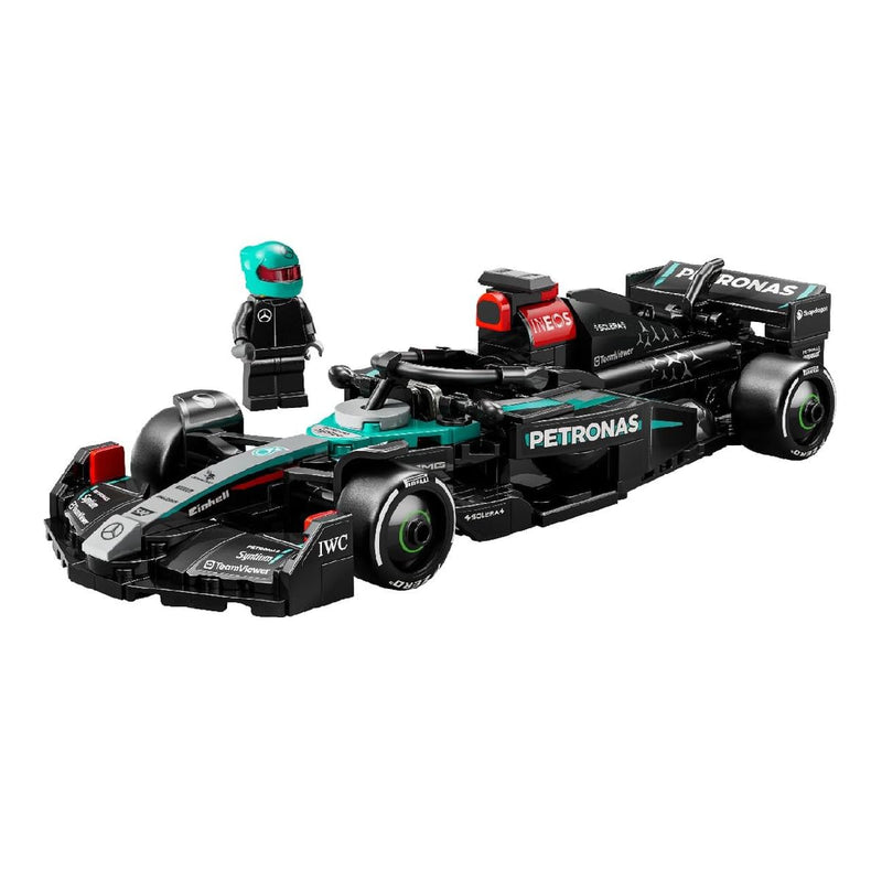 LEGO Speed Champions Mercedes-AMG F1 W15 Race Car Toy with a Collectible Formula 1 Driver Minifigure - Model Kits for 10+ Year Old Boys & Girls or Adult Motorsport Fans 77244